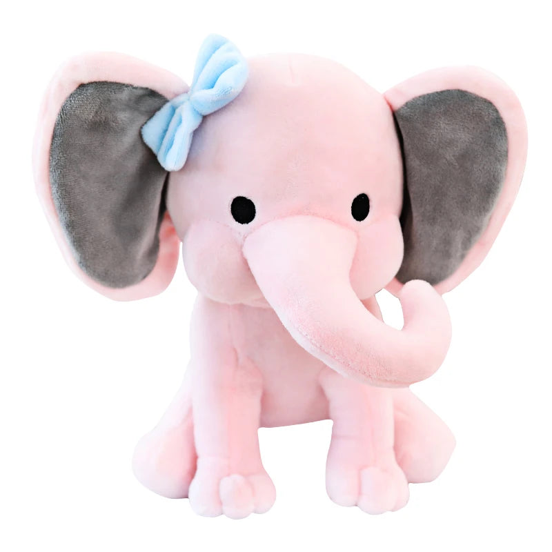 Bedtime Originals Twinkle Toes Pink Elephant Plush Toys Stuffed Choo Choo Express Plush Elephant Toys Humphrey Dolls Nursery