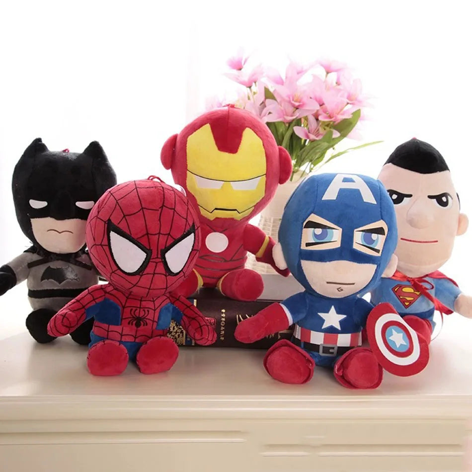 20-30Cm Disney Marvel Spiderman Plush Toy Soft Stuffed Cartoon Stuffed Doll Large Plush Boy Cloth Doll Pillow Kid Christmas Gift