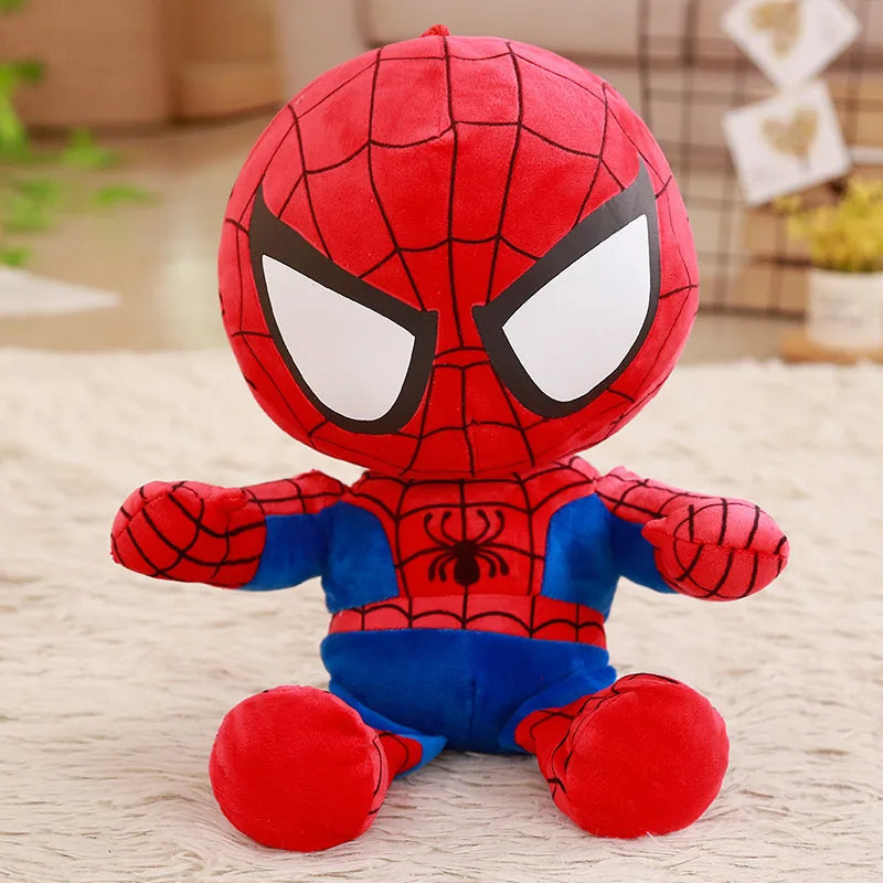 20-30Cm Disney Marvel Spiderman Plush Toy Soft Stuffed Cartoon Stuffed Doll Large Plush Boy Cloth Doll Pillow Kid Christmas Gift